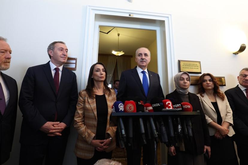 Numan Kurtulmuş'tan siyasi partilere ziyaret