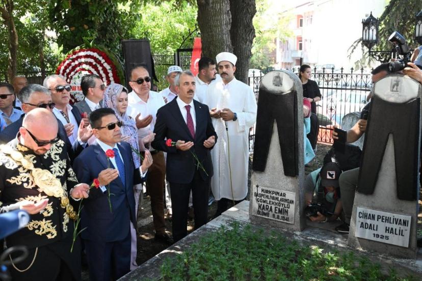 664. Tarihi Kırkpınar Yağlı Güreşleri Ağa Karşılama Töreni yapıldı