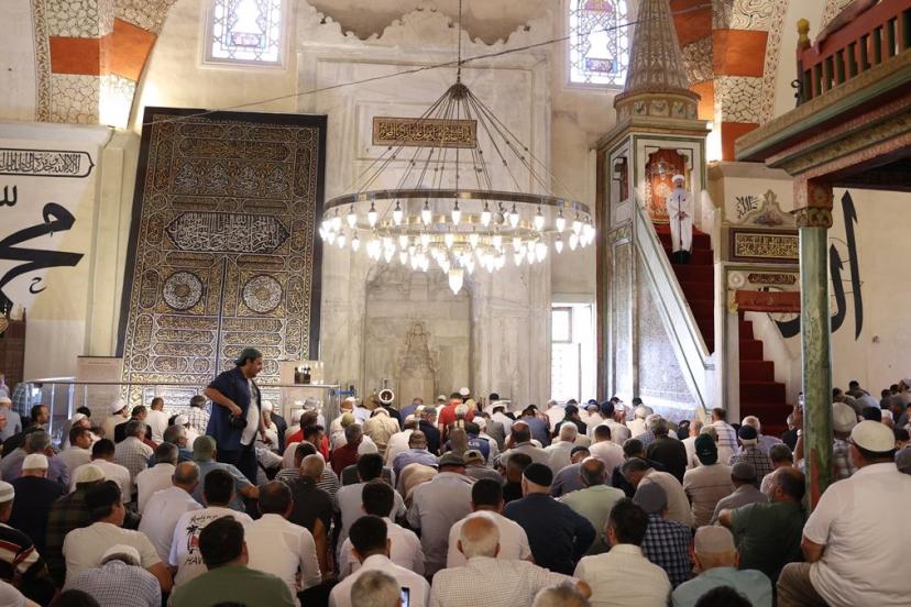 Ali Erbaş, Edirne'deki Eski Cami’de hutbe irat etti