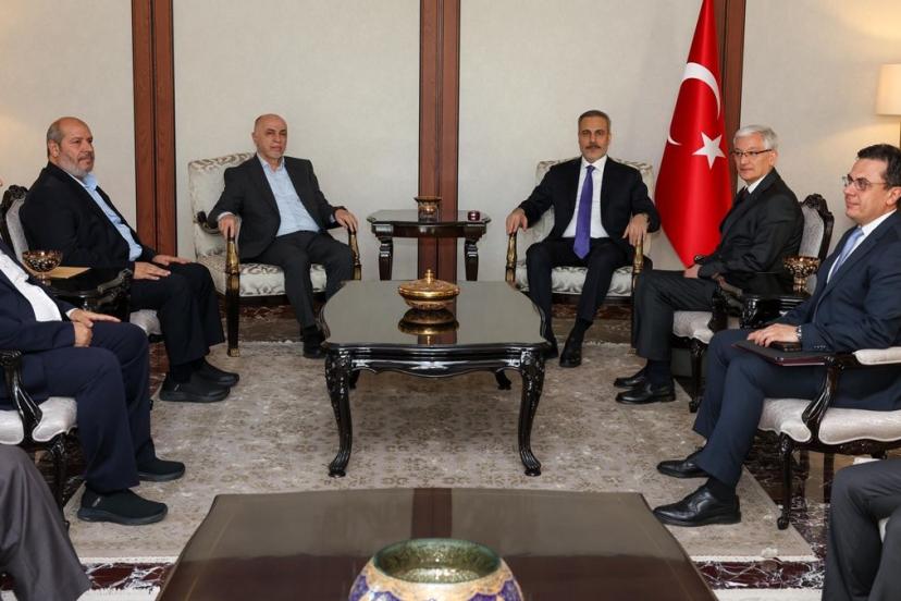 Bakanı Fidan, Hamas heyetiyle görüştü