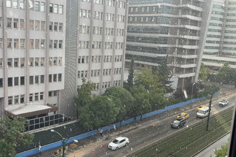 Gaziantep'te sağanak yağış ve dolu