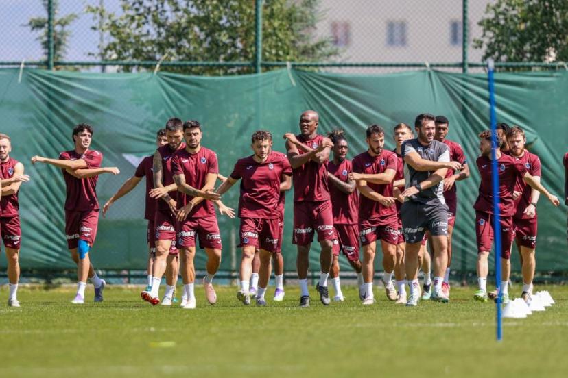 Trabzonspor'da sabah antrenmanı yapıldı