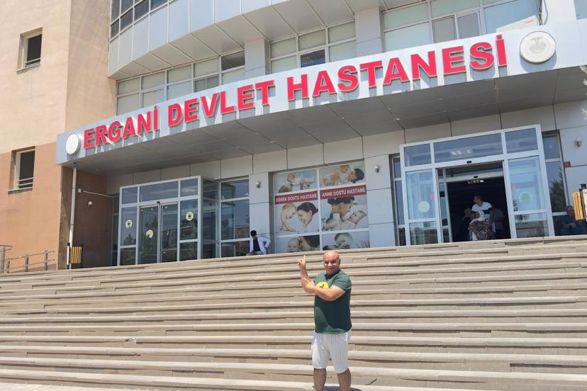 Yusuf Tümay'dan Diyarbakır Ergani Devlet Hastanesi Hastalarına Anlamlı Moral Desteği